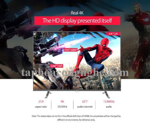 Orico 95940 Hd308-50-Bk 5M Màu Đen V2.0 Cáp Nối Hdmi 30095940